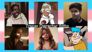 edits featuring trans characters because its trans history month [upl. by Aoniak343]