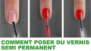 Comment poser du vernis semi permanent [upl. by Maurili]