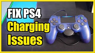 How to Fix PS4 Controller Not Charging 5 Reasons amp More [upl. by Ahsenac]