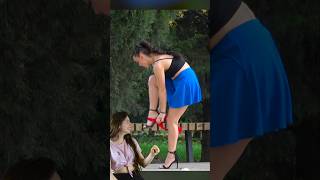 OMG 😱 Crazy girl prank 🤣 jokes laugher funny [upl. by Tremann]