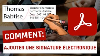 Comment ajouter une signature électronique sur un PDF avec Adobe Reader [upl. by Yvad]