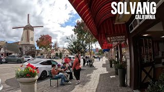 SOLVANG CALIFORNIA Walking Tour 4K [upl. by Dew]