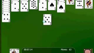 Golden spider solitaire online game one suit easy mode moves 146 and win [upl. by Fernandes]