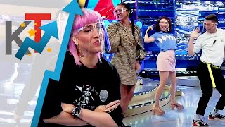 WATCH Vice Ganda bitter habang sumasayaw ang Team Vhong ng“Higad Girl” [upl. by Sesom283]