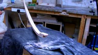 Bow Build Along Part 7  Ash Purple Heart and Hickory [upl. by Ssegrub]