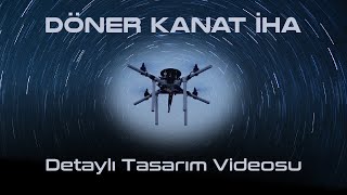 Gökbörü Döner Kanat  73186  Detaylı Tasarım Videosu  TEKNOFEST Uluslararası İHA [upl. by Adnalro]