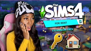 LEASES TENANTS amp EVICTIONS 😈 ♥ SIMS 4 FOR RENT GAMEPLAY TRAILER  REACTION [upl. by Acimat]