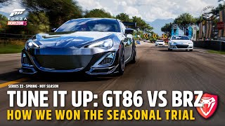 How we won The Trial TUNE IT UP GT86 VS BRZ  Series 22 Spring  Forza Horizon 5 [upl. by Neyuh511]