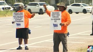 Dockworkers’ strike could push up prices cause shortages JAX workers demanding fair contract [upl. by Atlante]