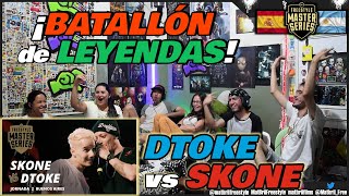 🔴COLOMBIANOS REACCIONAN a SKONE vs DTOKE  ¡BATALLÓN de LEYENDAS FMS INTERNACIONAL 2019🔥 [upl. by Dougald]