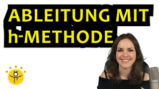 ABLEITUNG mit hMETHODE berechnen – Differenzenquotient Differentialquotient Beispiel x3 [upl. by Anneirda]