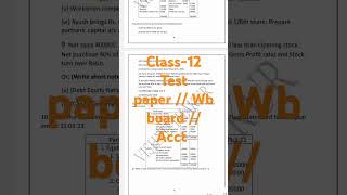 For pdf in description class12wb board 🤫🤫 [upl. by Larine]