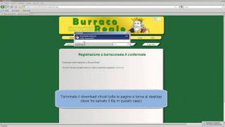 Burraco Reale  Creazione account e installazione client di gioco [upl. by Phyl]