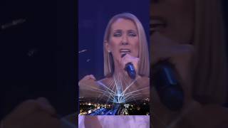 Celine Dion shortsfeed top olympics opening ceremony shorts shortvideo viralvideo france [upl. by Yanahc]