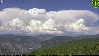 Explosive Cumulonimbus Growth Time Lapse 872020 [upl. by Elleral]