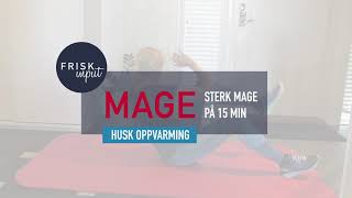 Sterk mage  styrketrening [upl. by Arrol]