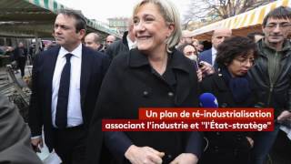 Marine Le Pen en 4 propositions  pouvoir dachat et protectionnisme économique [upl. by Nannette]