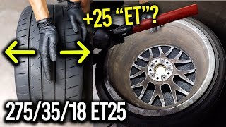 Explaining Wheel Fitment quotETquot Spacers amp Tires [upl. by Neibaf609]