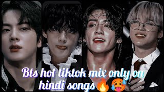 Bts tiktok hindi mix🥵🔥🔥old songsnew beatpunjabinew song mixreels compilation🦩 [upl. by Lillywhite]