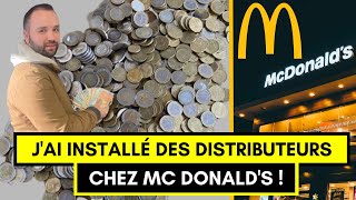 Jai installé des DISTRIBUTEURS chez MCDONALDS  RÉCOLTE en direct [upl. by Anailuj673]