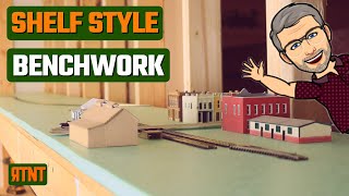 Model Railroad Benchwork Construction [upl. by Eelrebmyk]