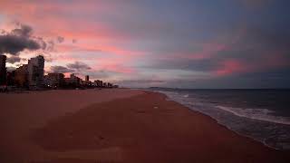 Gandia Beach  Sunset  Valencia  Spain  recorded by Playa de Gandia Webcam on November 3 2023 [upl. by Lednyk]