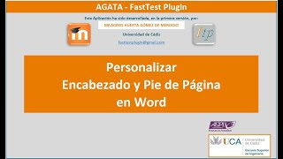 64  Personalizar Encabezado y Pie de Página en Word [upl. by Yesnikcm195]