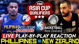 🔴LIVE GILAS PILIPINAS vs NEW ZEALAND TALL BLACKS │ FIBA Asia Cup Qualifier PlayByPlay Reaction [upl. by Leeda]