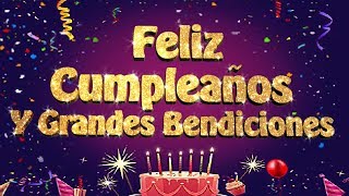 FRASES MENSAJES DE FELIZ CUMPLEAÑOS CRISTIANOS BENDICIONES EN TU CUMPLEAÑOS [upl. by Karlee]