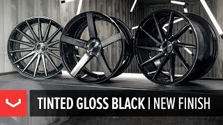 Tinted Gloss Black  Vossens allnew finish  CVT CV3R and VFS2 [upl. by Gae751]