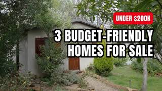 3 BudgetFriendly Buys Homes Under 200K [upl. by Dnalyag]