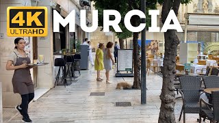 4K MURCIA SPAIN  Walking Tour  July 2023  Part 1 [upl. by Natica]