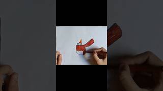 How to Draw a Lighter  Easy Drawing🃏🎨🖍️❤️youtubeshorts shorts [upl. by Ibocaj]