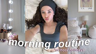 ☀️MORNING ROUTINE School Holidays  Miss Charli [upl. by Millburn]