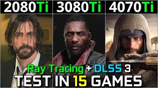 RTX 2080 Ti vs RTX 3080 Ti vs RTX 4070 Ti  Test in 15 Games  1440p amp 2160p  Ray Tracing amp DLSS 3 [upl. by Eyahc113]