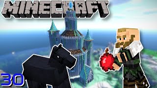 Minecraft Survival Lets Play Episode 30  Building A Massive Tower amp Wrangling Horses [upl. by Arutak]