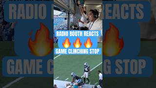 Panthers Radio Booth Reacts To Game Winning Stop KeepPounding [upl. by Sullecram]