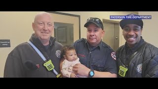 Paterson fire marshal saves infant from choking [upl. by Annaeoj]