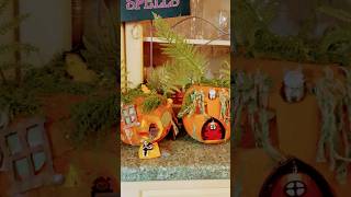 In the school holidays the kids crafted these adorable pumpkinhouses [upl. by Feetal812]