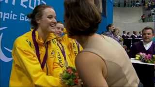 Swimming  Womens 4x100m Medley Relay  34pts Victory Ceremony  London 2012 Paralympic Games [upl. by Tuppeny]