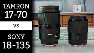 Tamron 1770 vs Sony 18135 Which one is BETTER for HIKING [upl. by Fachanan490]