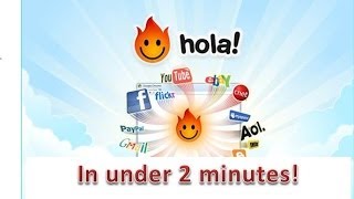 QuickTips Installing and using Hola for FireFox [upl. by Assilrac796]