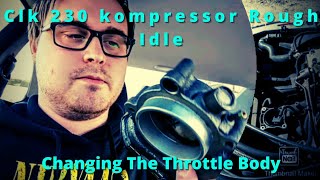 Mercedes Benz Clk 230 Kompressor M111 idle issue part 2 [upl. by Chappie582]