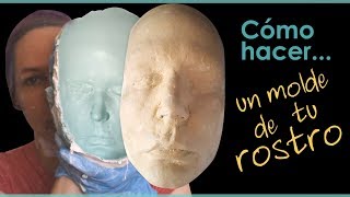 Cómo hacer un molde de tu rostro  facecast [upl. by Iilek]