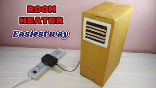 Easiest way to Make Room Heater at Home DIY 🔥🔥  Lifehack [upl. by Howlyn]