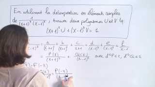 Exercice 8 Fractions rationnelles 06971 [upl. by Yettie]