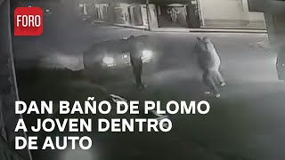 Matan a balazos a joven que se encontraba en su auto en Puebla localizan 80 casquillos percutidos [upl. by Shipman]