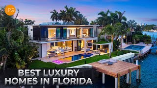 TOUR OF THE BEST FLORIDA LUXURY HOMES YOUVE EVER SEEN  MILLIONAIRE HOME TOUR [upl. by Olraced]