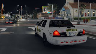 GTA5  Police Car at night  CineREALISM 3 2023 graphic mod [upl. by Ophelia322]