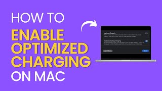 How to Enable Optimized Battery Charging on Mac [upl. by Ainnat327]